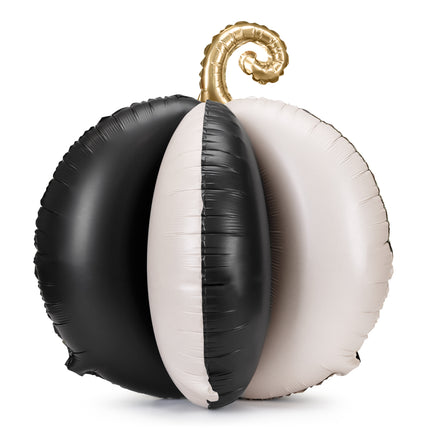 Palloncino Zucca Bianco Nero Vuoto 58cm