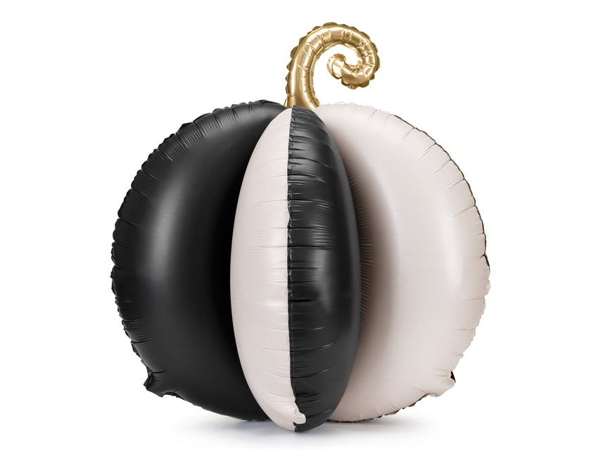 Palloncino Zucca Bianco Nero Vuoto 58cm