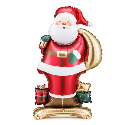 Palloncino Babbo Natale con supporto 84 cm