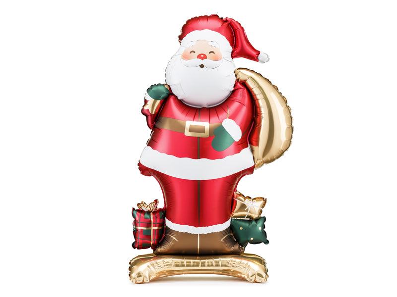 Palloncino Babbo Natale con supporto 84 cm