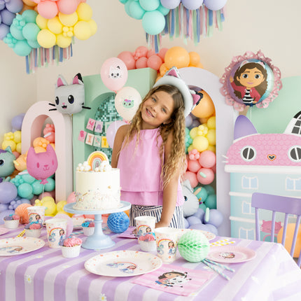Pallone in foil con volant della Gabby's Dollhouse, 52x52 cm