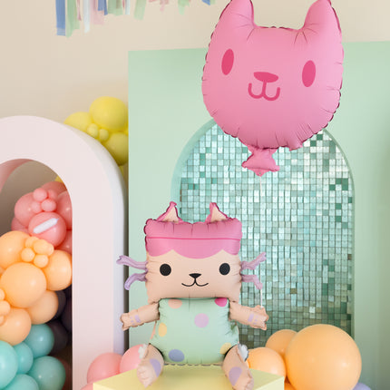 Baby Box & Palloncini in foil per gatti, 43x46 cm e 35x37 cm