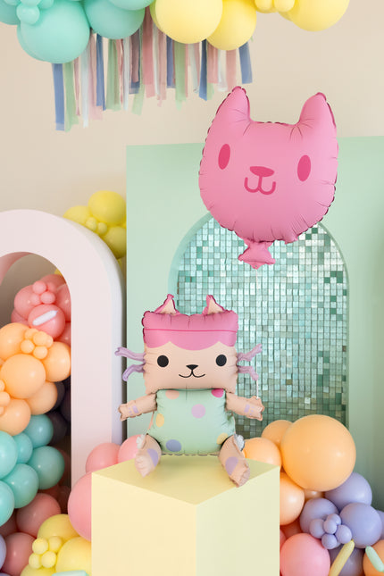 Baby Box & Palloncini in foil per gatti, 43x46 cm e 35x37 cm