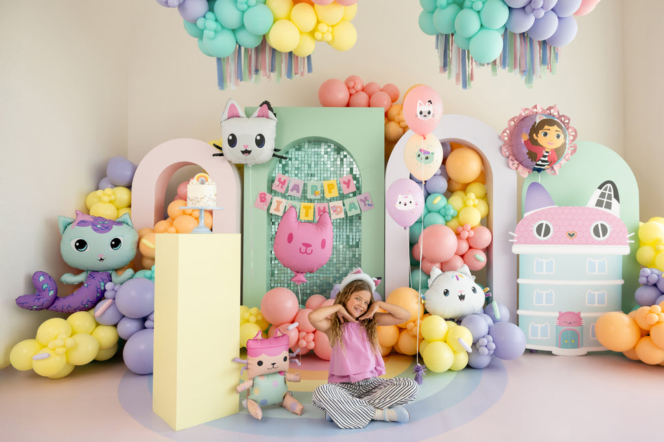 Baby Box & Palloncini in foil per gatti, 43x46 cm e 35x37 cm