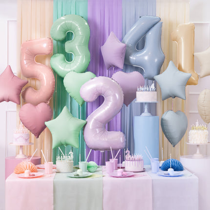 Palloncino ad elio Star Beige vuoto 48 cm