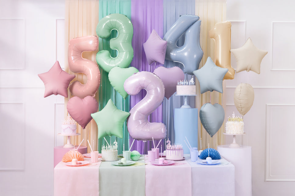 Palloncino ad elio Star Beige vuoto 48 cm