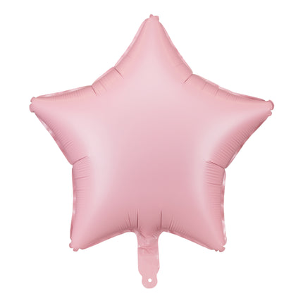 Palloncino ad elio Star rosa vuoto 48 cm