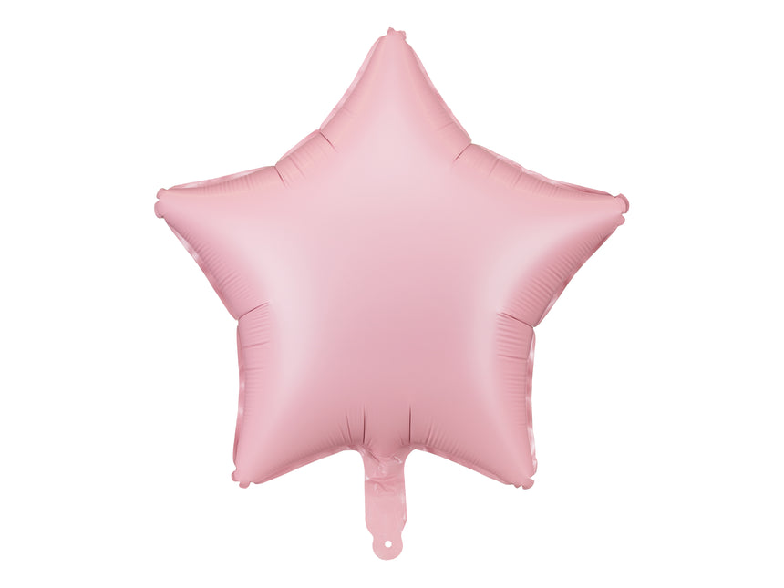 Palloncino ad elio Star rosa vuoto 48 cm