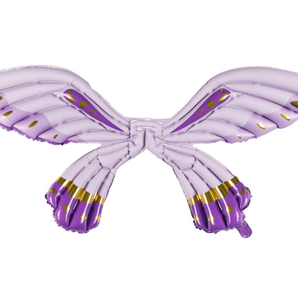 Palloncino ad elio farfalla viola vuoto 50 cm