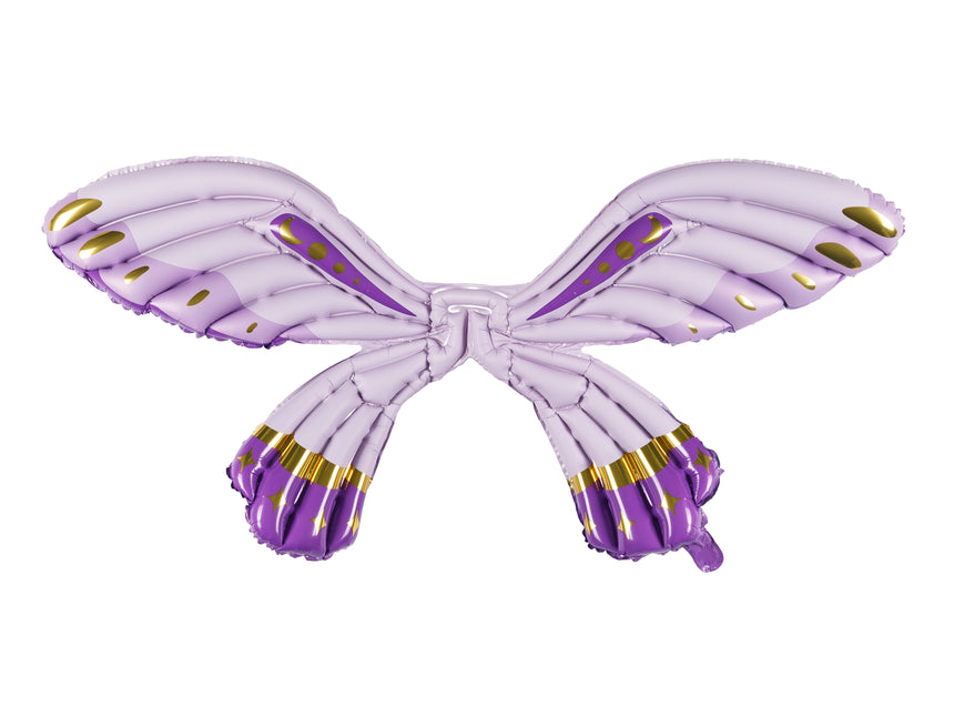 Palloncino ad elio farfalla viola vuoto 50 cm