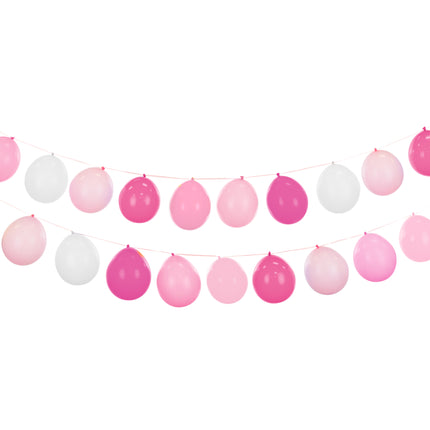 Ghirlanda di palloncini rosa