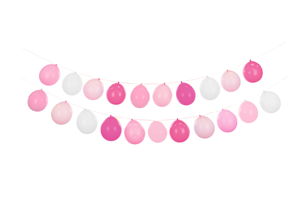 Ghirlanda di palloncini rosa