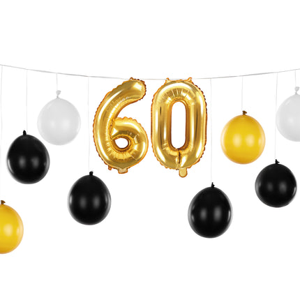 Ghirlanda di palloncini 60 anni 2,6 m