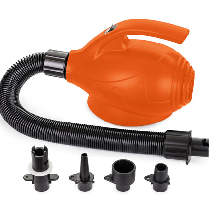 Pompa per palloncini arancione elettrica