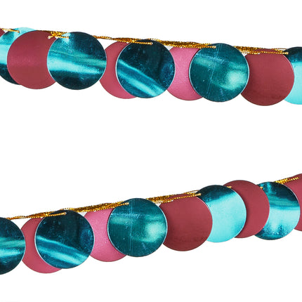 Ghirlanda colorata Blu Rosso 2,2 m