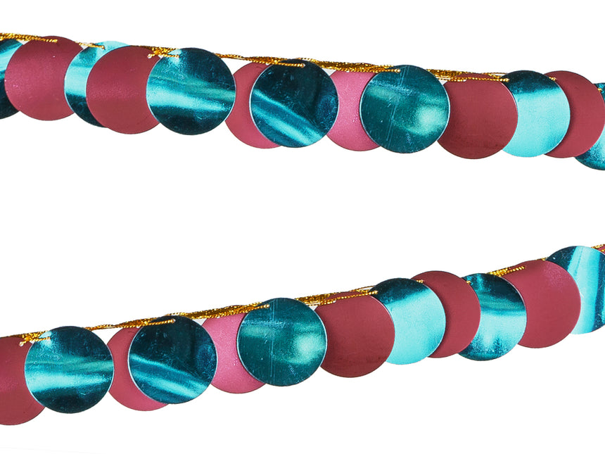 Ghirlanda colorata Blu Rosso 2,2 m