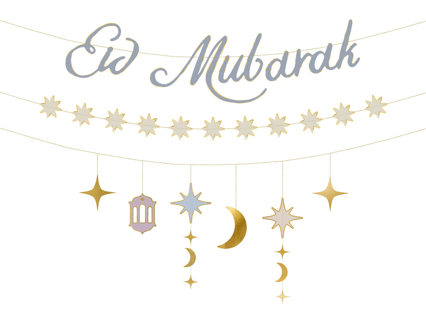 Ghirlanda di Eid Mubarak 2m