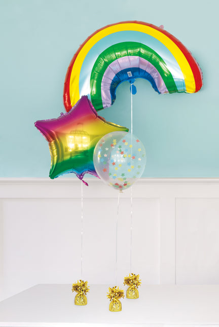 Frange peso palloncino oro 21 cm