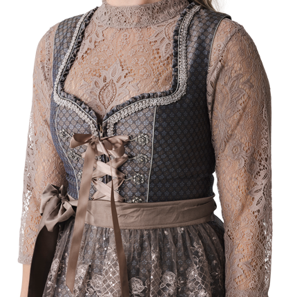 Camicetta Oktoberfest Marrone Donna