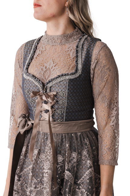 Camicetta Oktoberfest Marrone Donna