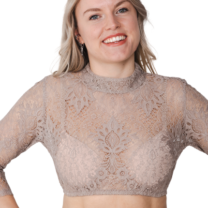 Camicetta Oktoberfest Marrone Donna