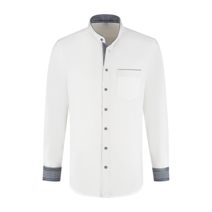Camicetta Oktoberfest Uomo Blu Bianco