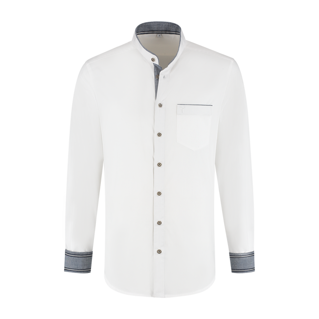 Camicetta Oktoberfest Uomo Blu Bianco