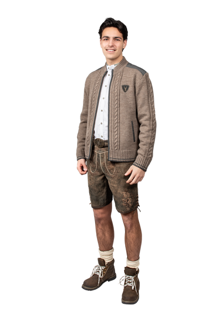 Gilet Oktoberfest marrone
