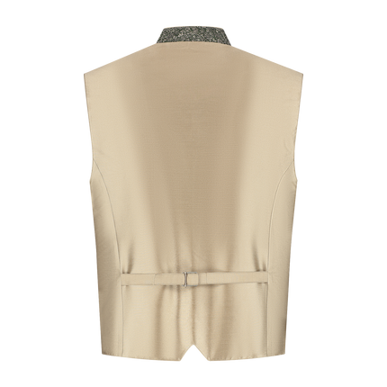 Gilet Oktoberfest verde scuro Trachtenweste Jaquard