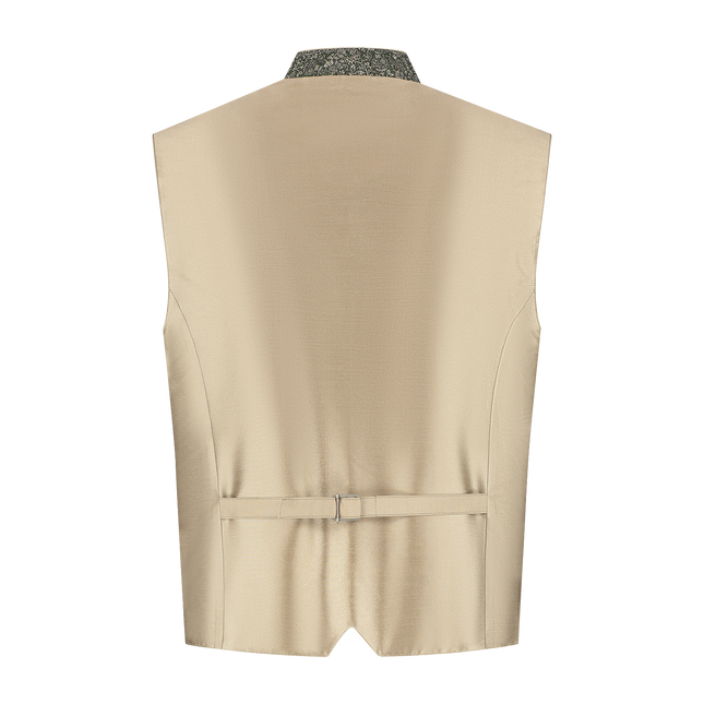Gilet Oktoberfest verde scuro Trachtenweste Jaquard