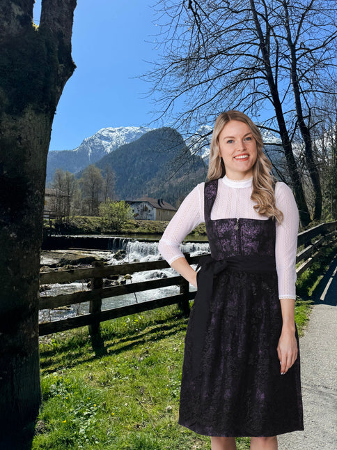 Abito Dirndl Nero Oktoberfest Donna Pizzo