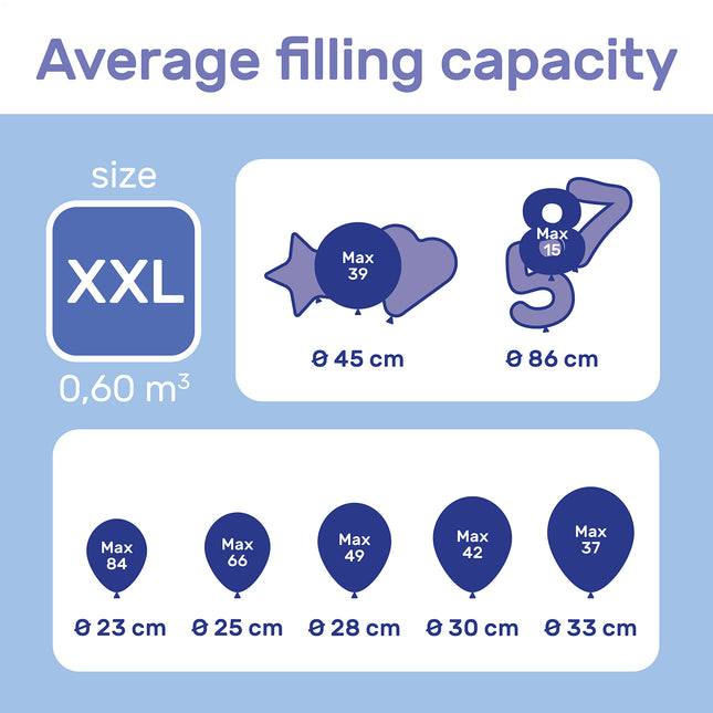 Bombola di elio per 80 palloncini
