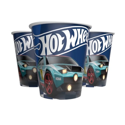 Bicchieri Hot Wheels da 250 ml, confezione da 8