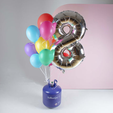 Bombola di elio per 80 palloncini