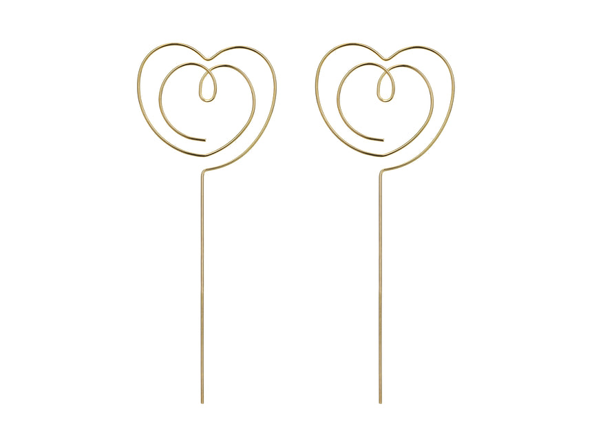 Cuore Cake topper 12cm 2pz