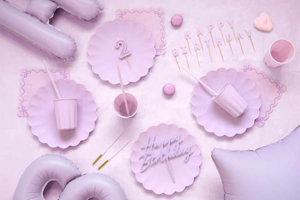 Cake topper Happy Birthday Viola 16,5 cm