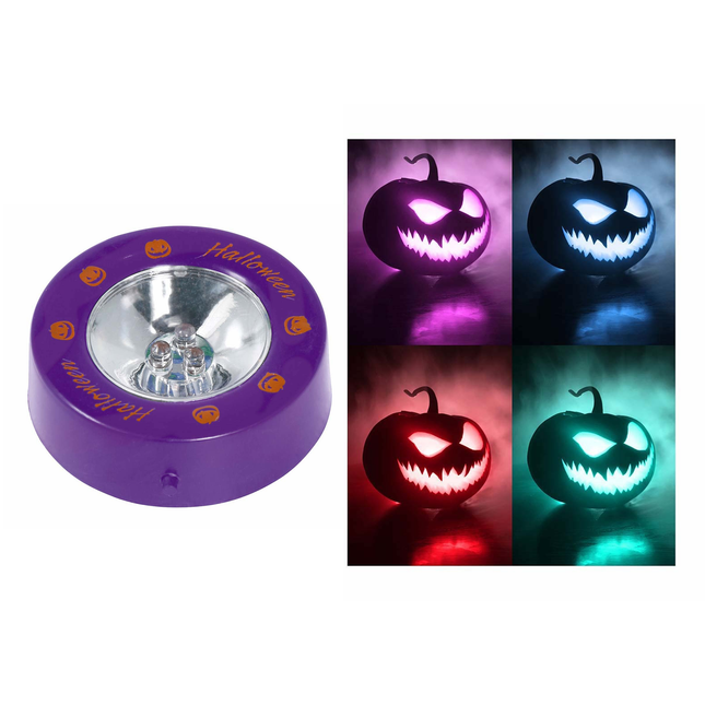 Zucca luminosa di Halloween da 6,6 cm