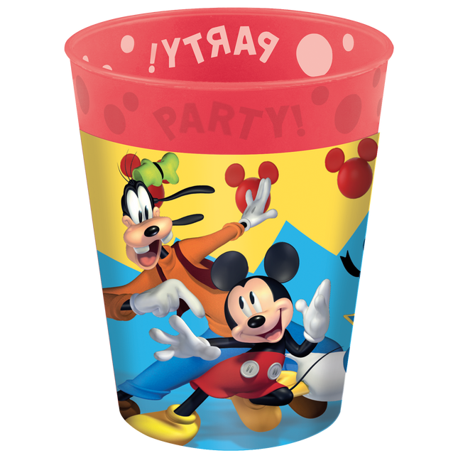 Tazze riutilizzabili Mickey Jump Into Fun Party 250Ml 4St