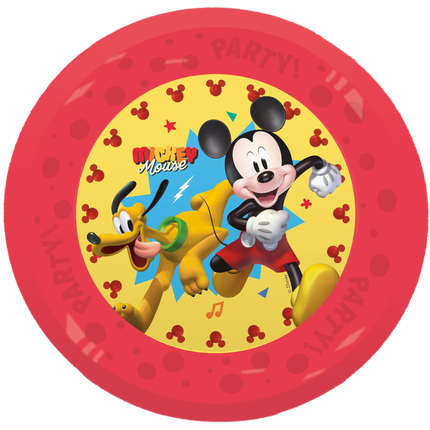 Piatti riutilizzabili Mickey Jump Into Fun Party 21Cm 4St
