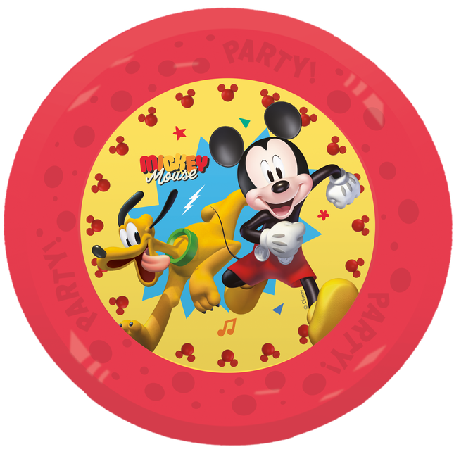 Piatti riutilizzabili Mickey Jump Into Fun Party 21Cm 4St