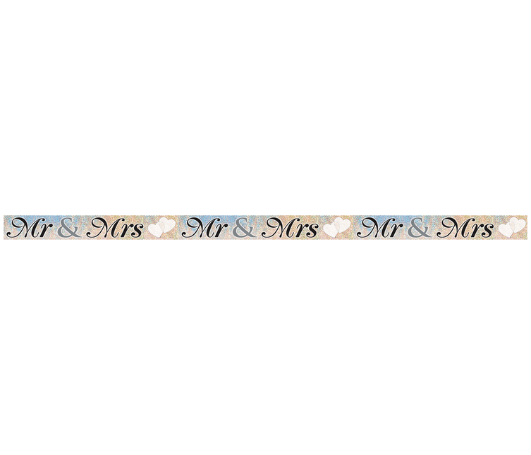 Striscione Prism Mr. & Mrs., 12 piedi