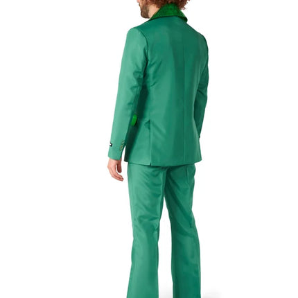 Costume da discoteca da uomo verde, 2 pezzi
