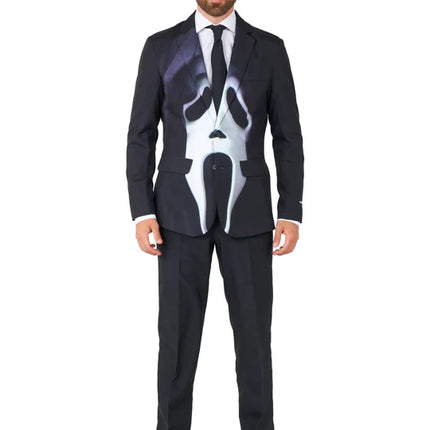 Costume GhostFace da uomo, nero, 3 pezzi