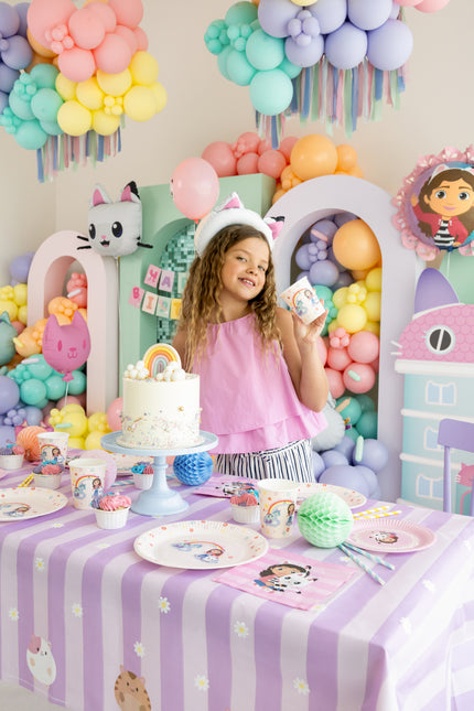 Tovaglia di carta Gabby's Dollhouse, misto, 180 x 120 cm