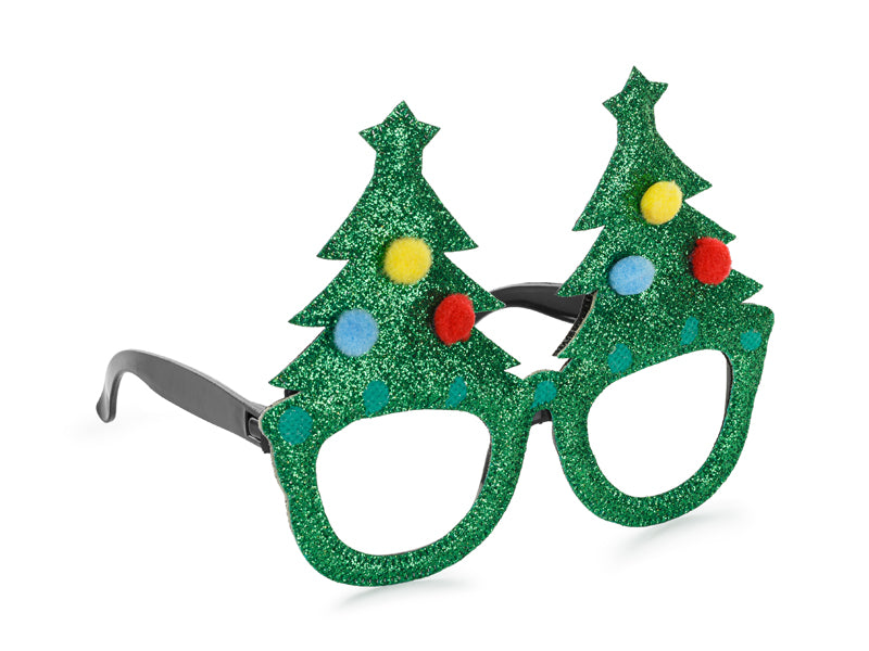 Bicchieri di Natale Alberi di Natale verdi