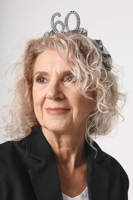 Cerchietto 60 anni nero