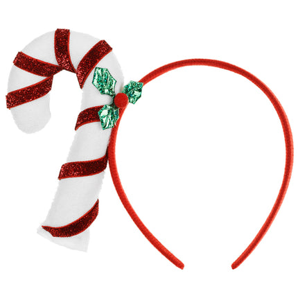 Cerchietto Candy Cane, 18,5x15,5 cm, misto