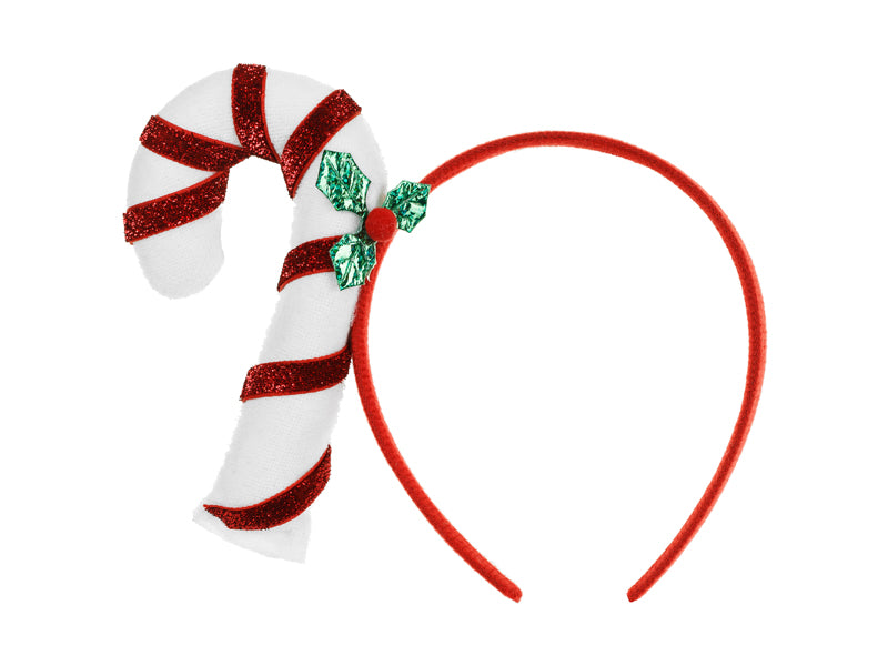 Cerchietto Candy Cane, 18,5x15,5 cm, misto