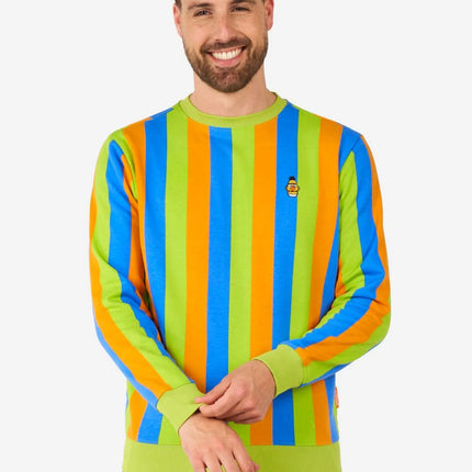 Maglione da uomo Sesame Street Bert & Ernie multicolore