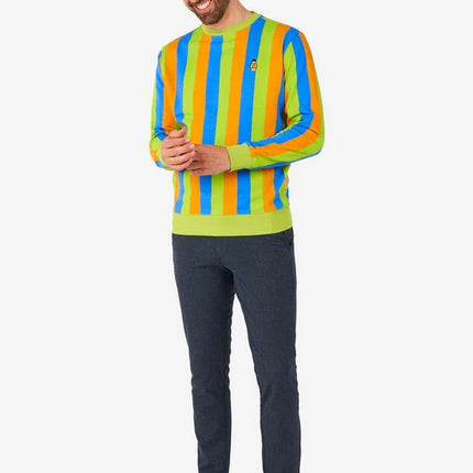 Maglione da uomo Sesame Street Bert & Ernie multicolore